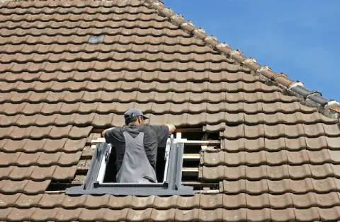Pose de velux - Colombier-le-Vieux
